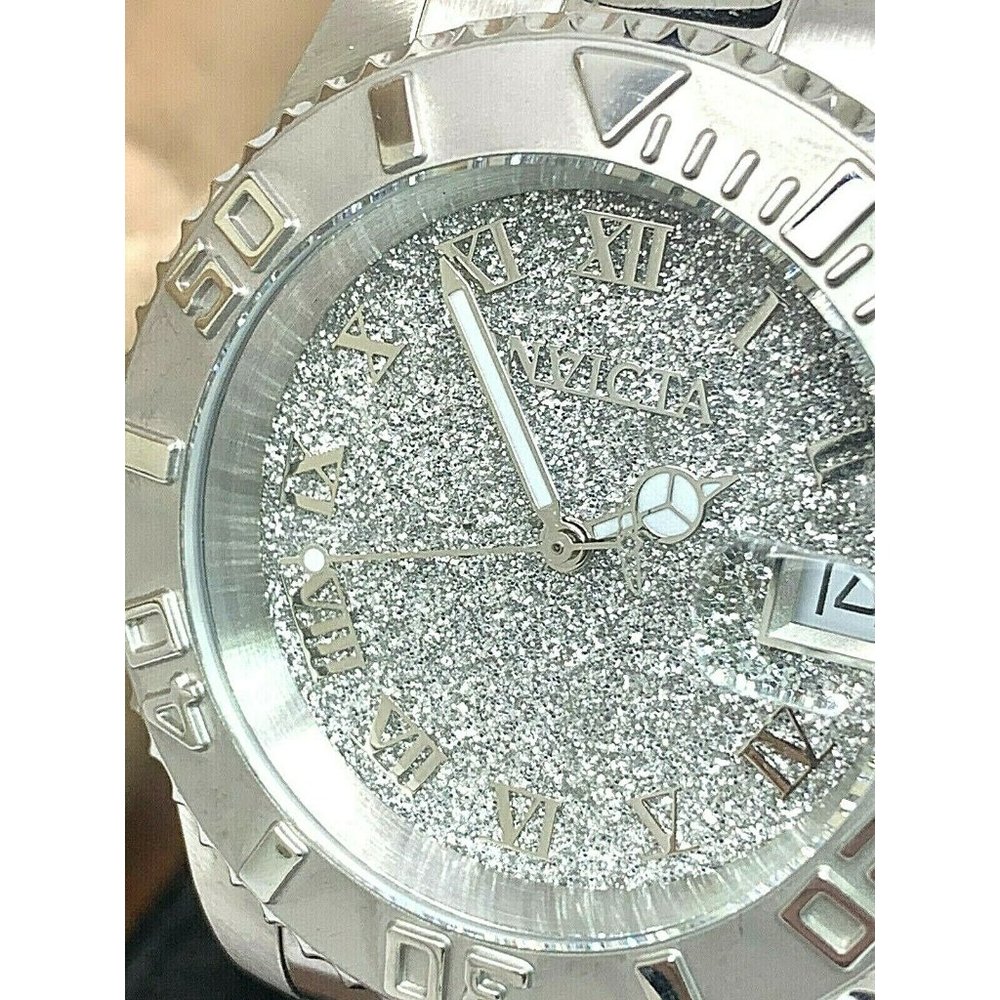 Invicta Silver Glitter Dial Women's Watch
